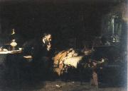 Luke Fildes the doctor oil painting
